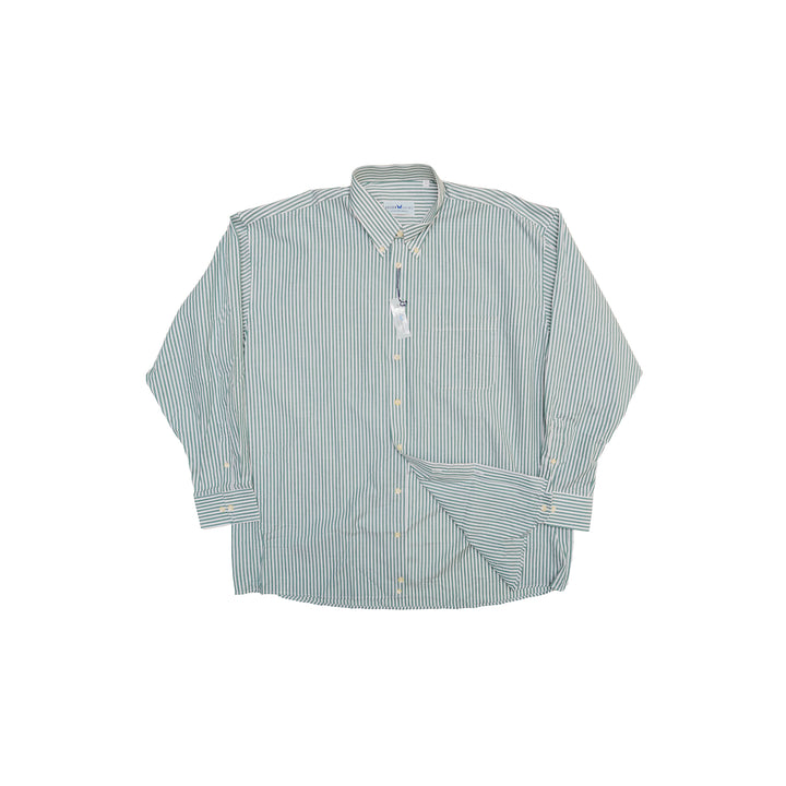 Inter Shirt Green Striped Button Down