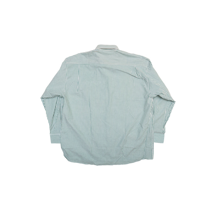 Inter Shirt Green Striped Button Down