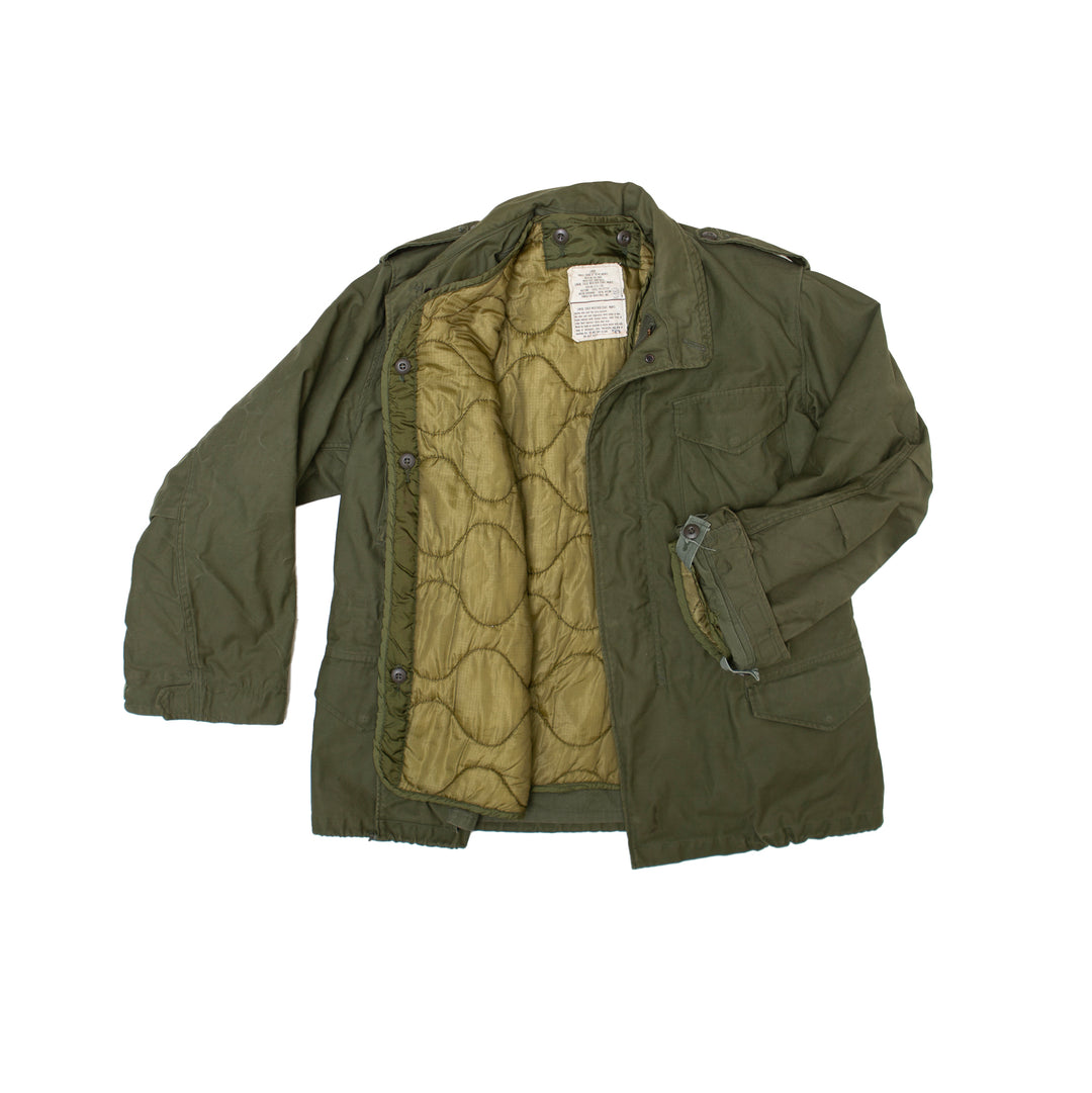 US Military M/65 Olive Green Field Jacket with Liner
