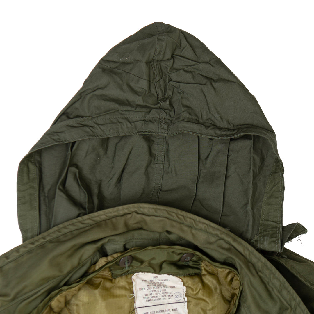 US Military M/65 Olive Green Field Jacket with Liner