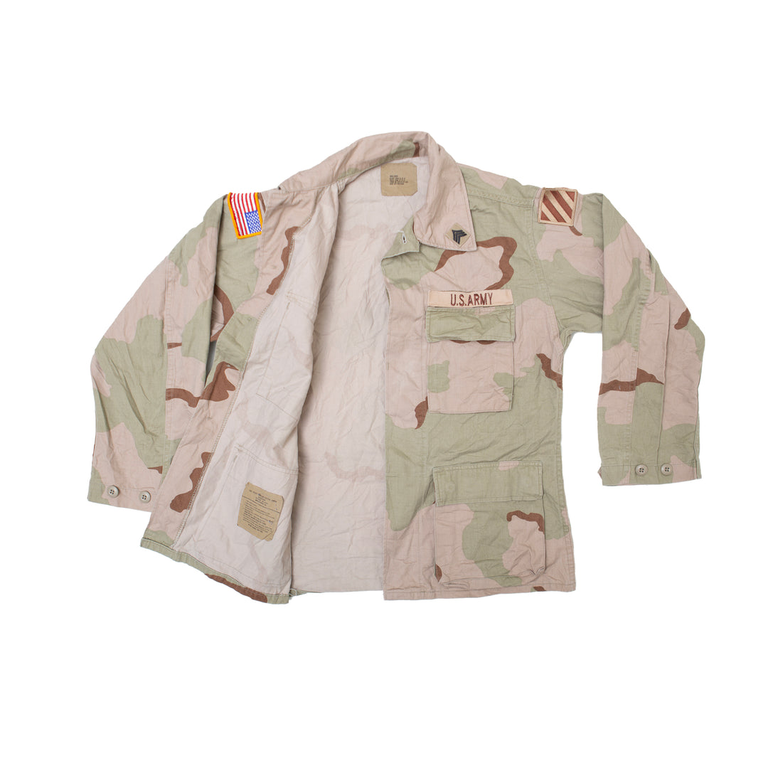 US Military 3 Color Desert Camouflage BDU Top