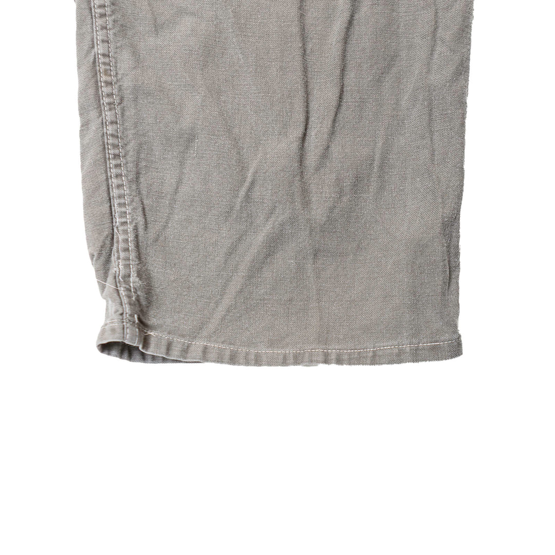 Grey Vintage Buckle Back Pants