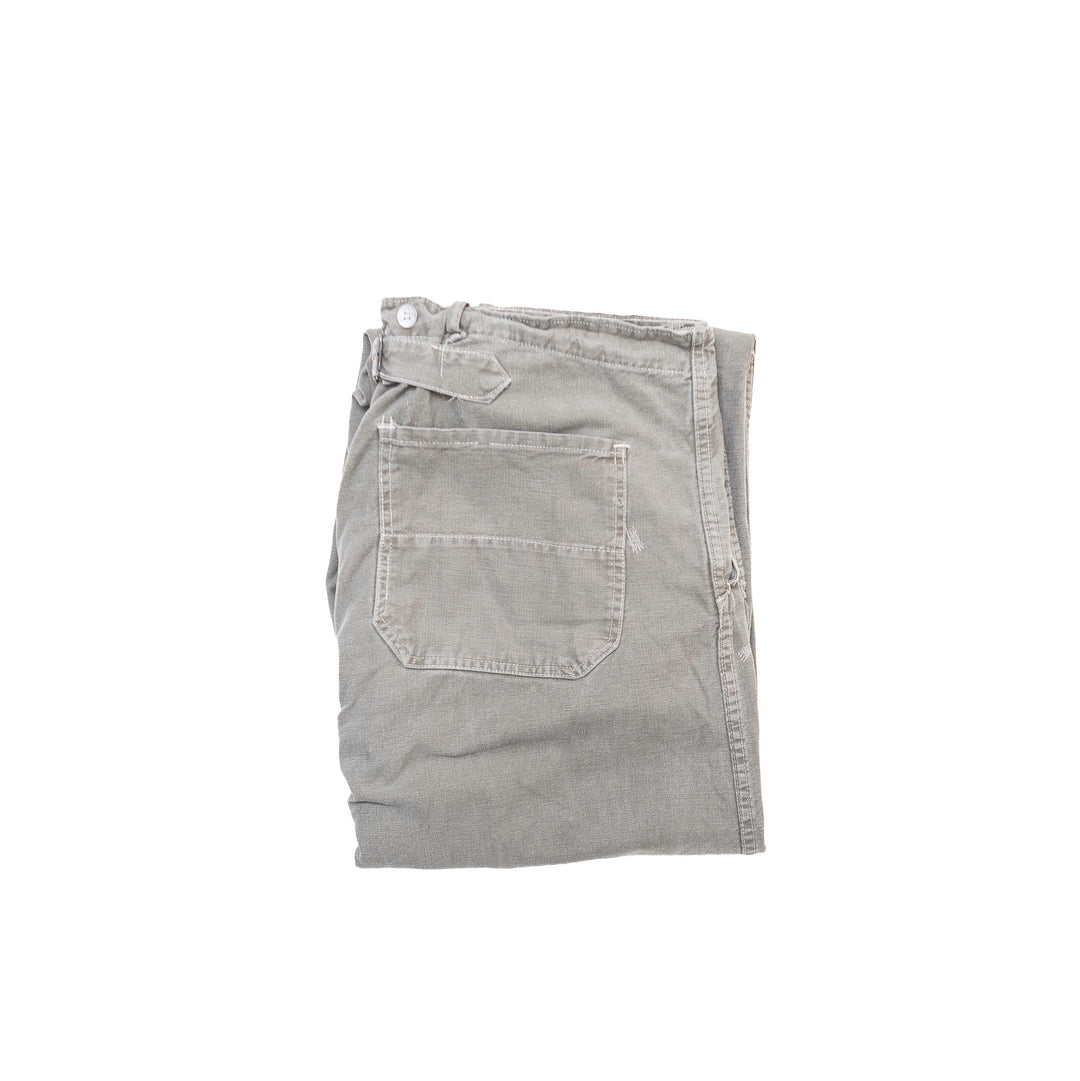 Grey Vintage Buckle Back Pants