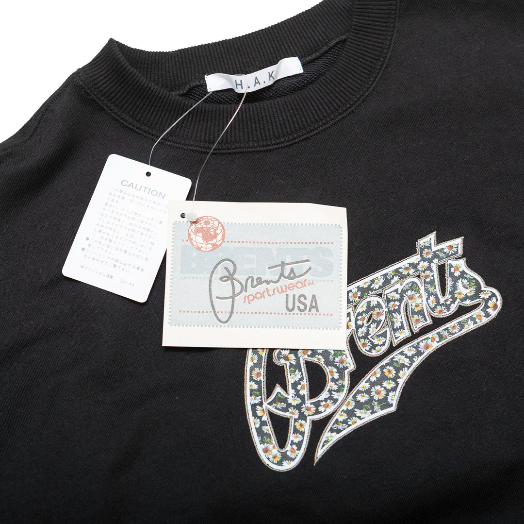 Brents Signature w/ Flowers Short Sleeve Sweatshirt
