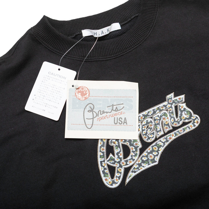 Brents Signature w/ Flowers Short Sleeve Sweatshirt