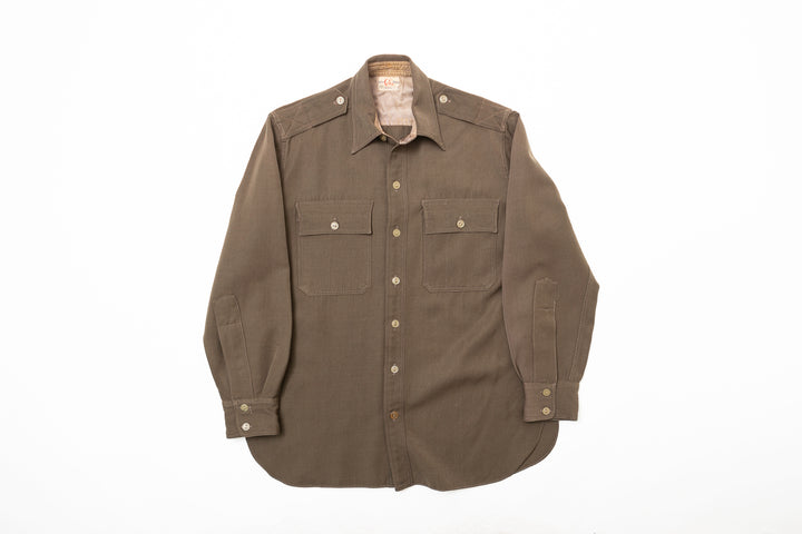 "Critex" Olive Button Down Shirt