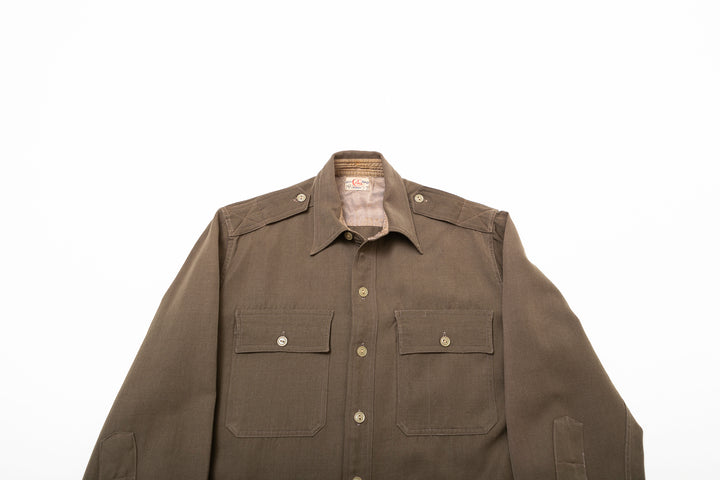 "Critex" Olive Button Down Shirt