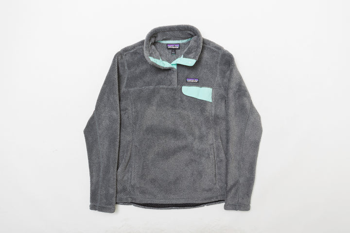 Patagonia Grey Pullover w/ Blue Accents