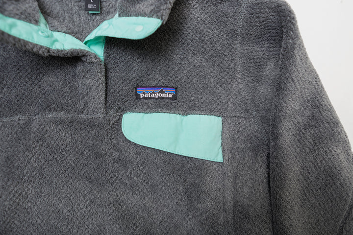 Patagonia Grey Pullover w/ Blue Accents