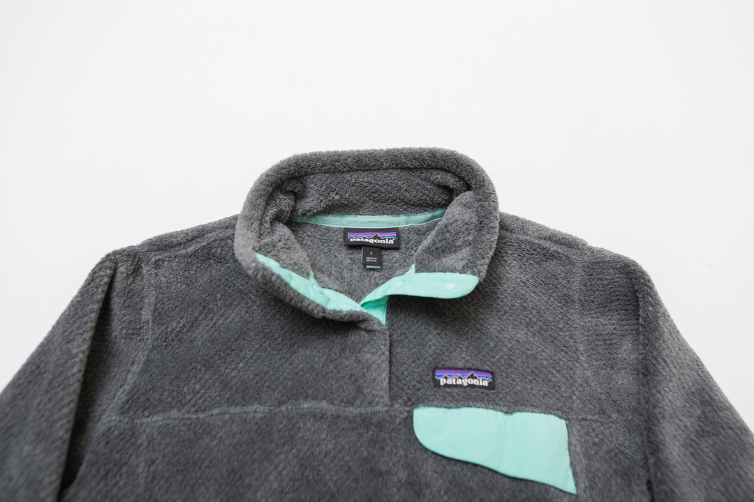 Patagonia Grey Pullover w/ Blue Accents