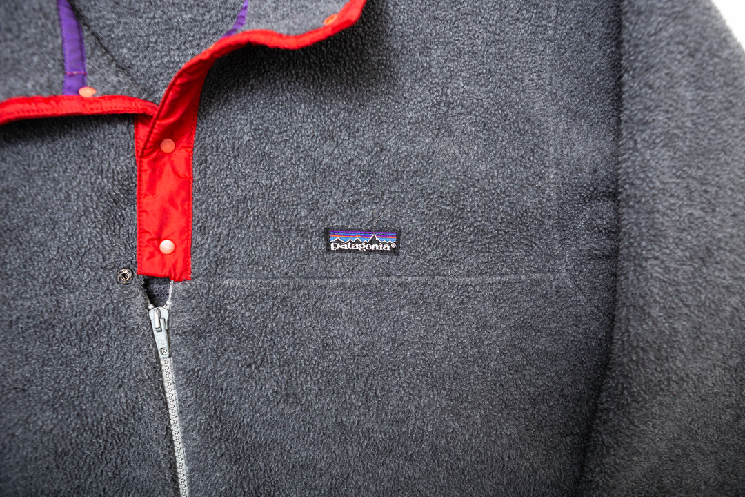 Patagonia Grey Jacket w/ Red Accents