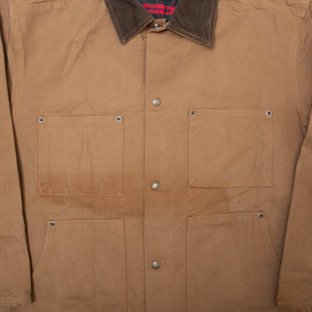 Stan Ray Canvas Chore Coat with Flannel Lining