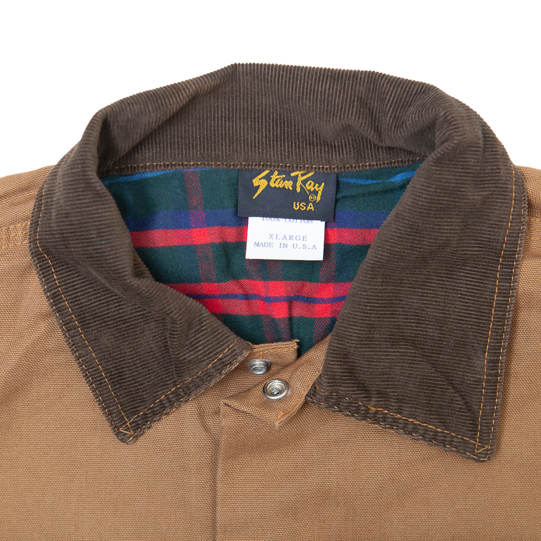 Stan Ray Canvas Chore Coat with Flannel Lining