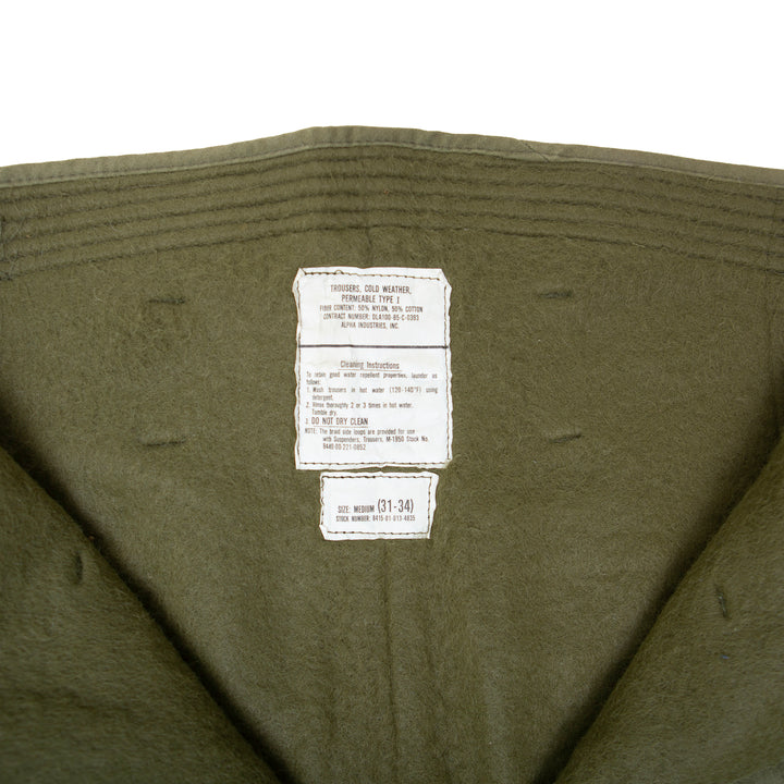 US GI Cold Weather Trousers