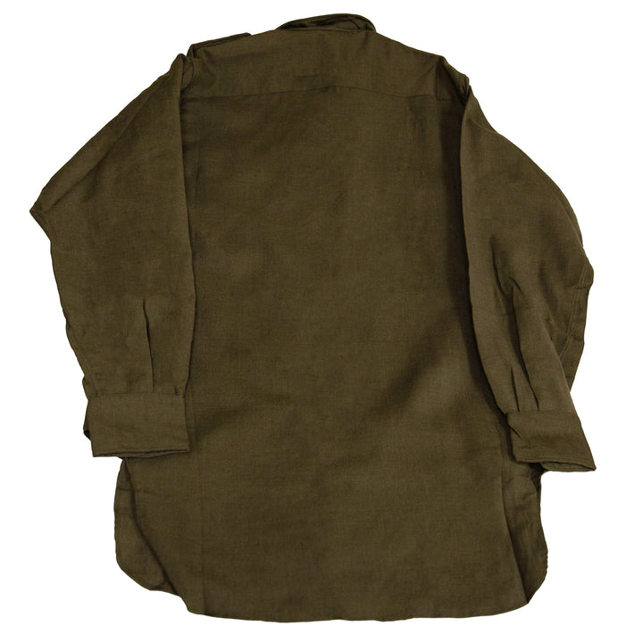 French WWII Era Long Sleeve Wool Shirt