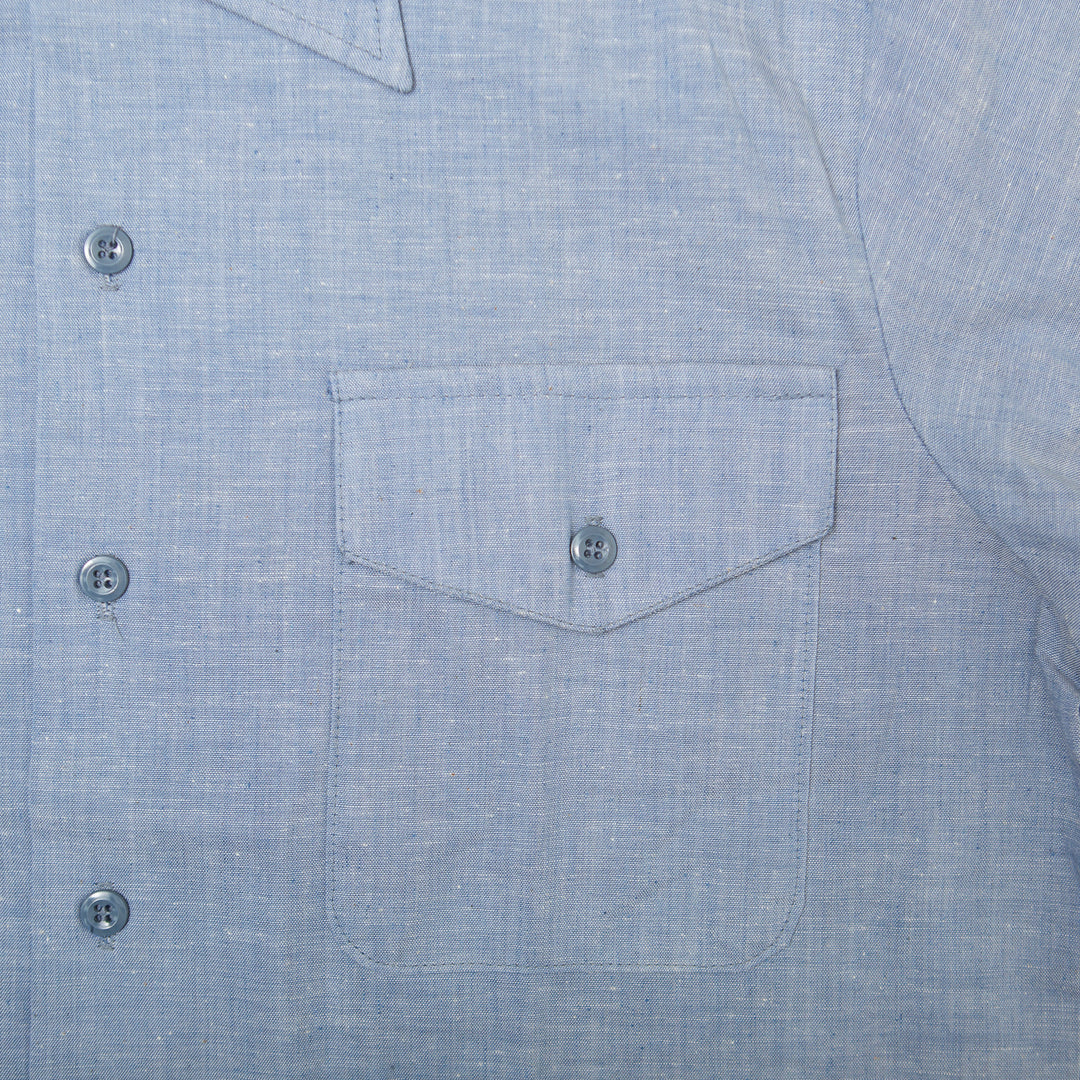 Seafarer Chambray Short Sleeve Button Up