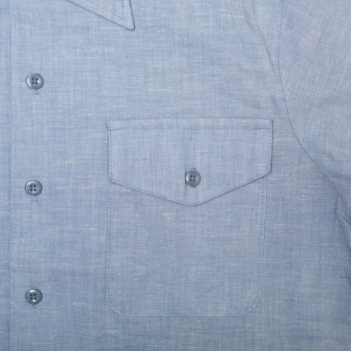 Seafarer Chambray Short Sleeve Button Up