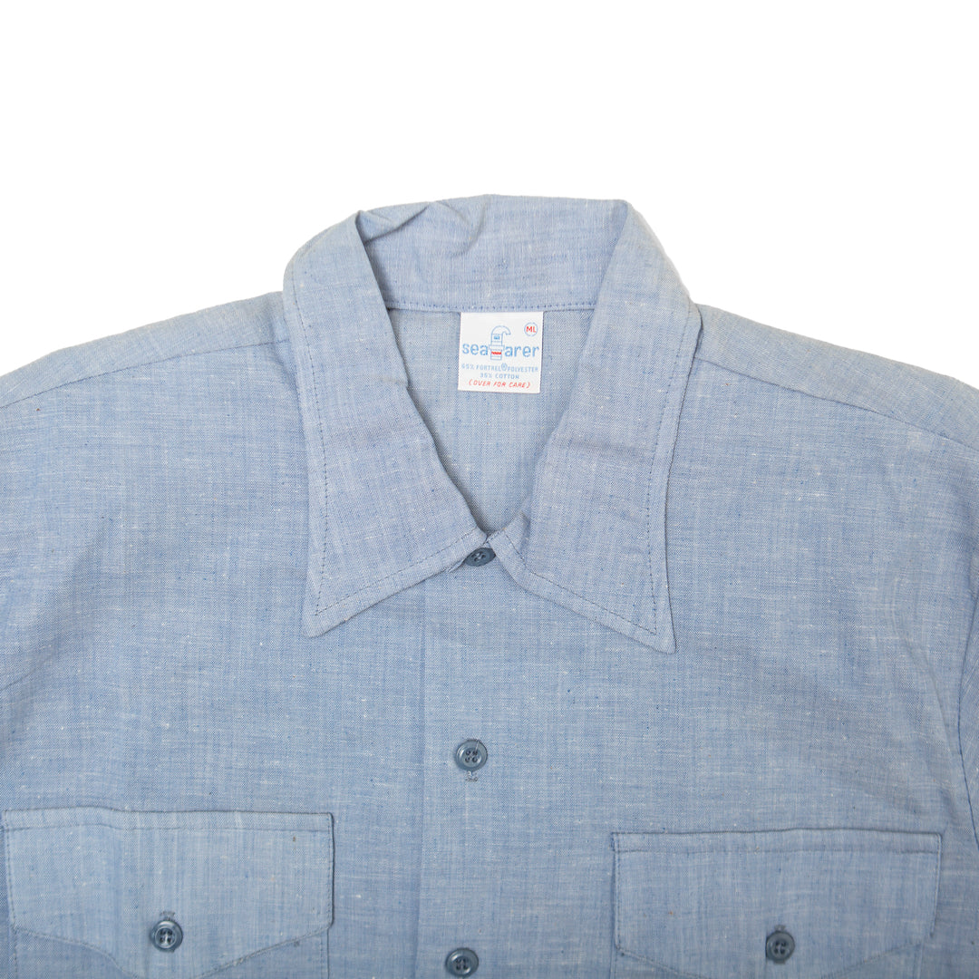 Seafarer Chambray Short Sleeve Button Up