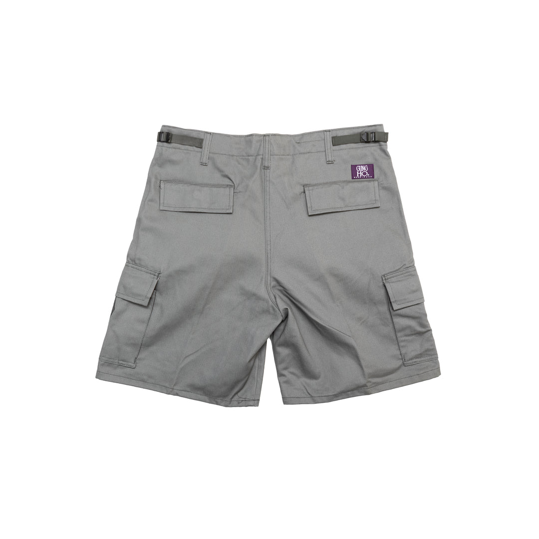 Gung Ho Olive Green Cargo Shorts