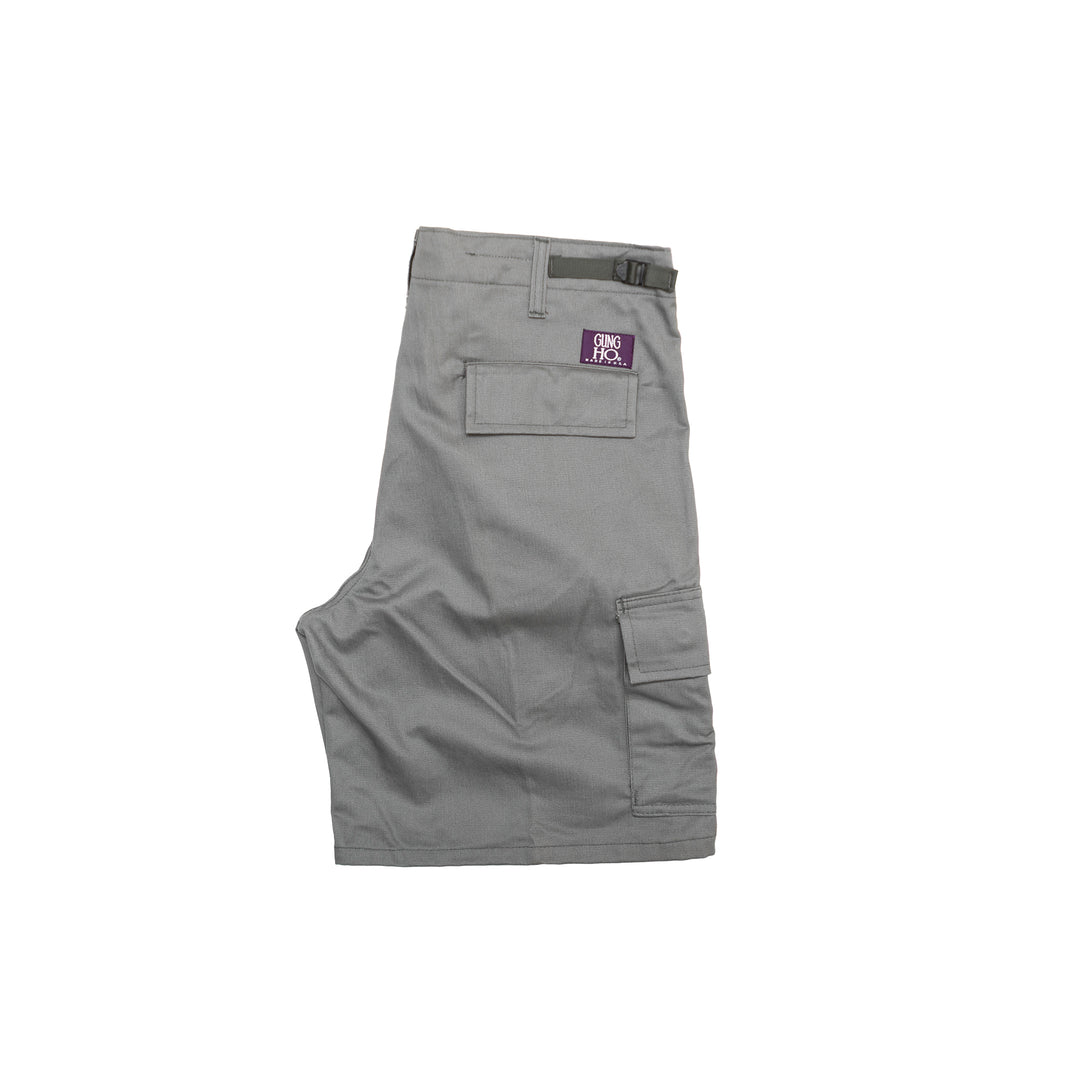 Gung Ho Olive Green Cargo Shorts