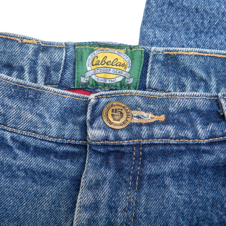 Cabela's Fleece Lined 13 3/4 oz Denim 5 Pkt Jean