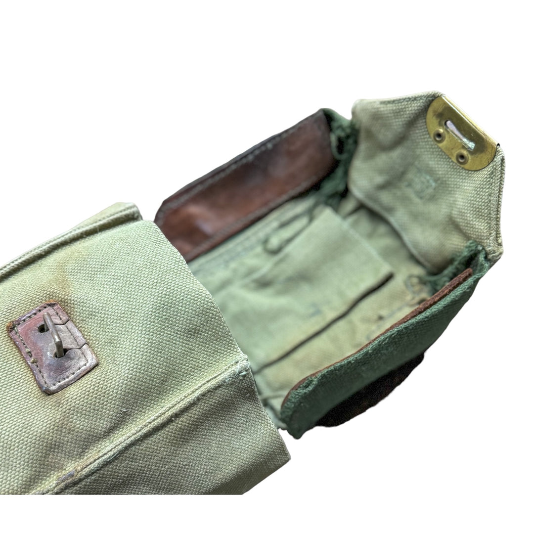 Belgian Heavy Canvass Vintage Military Shoulder Bag