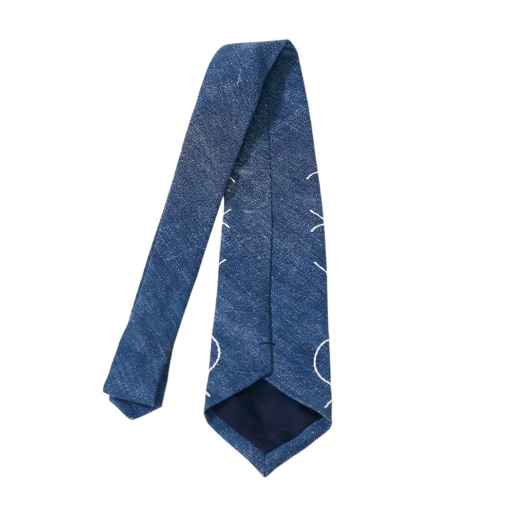 Denim Circle of Life Tie