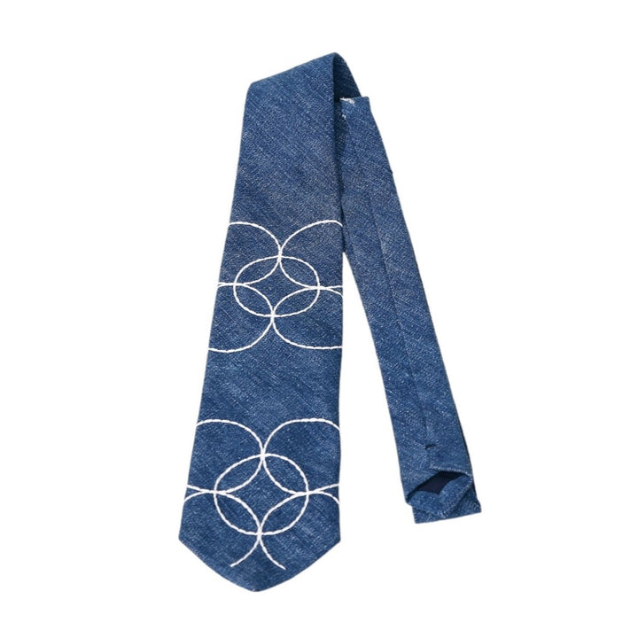 Denim Circle of Life Tie