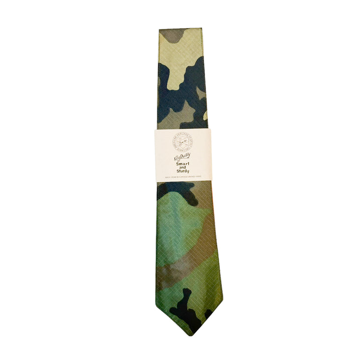 Camo / Orange Reversible Rip-Stop Tie