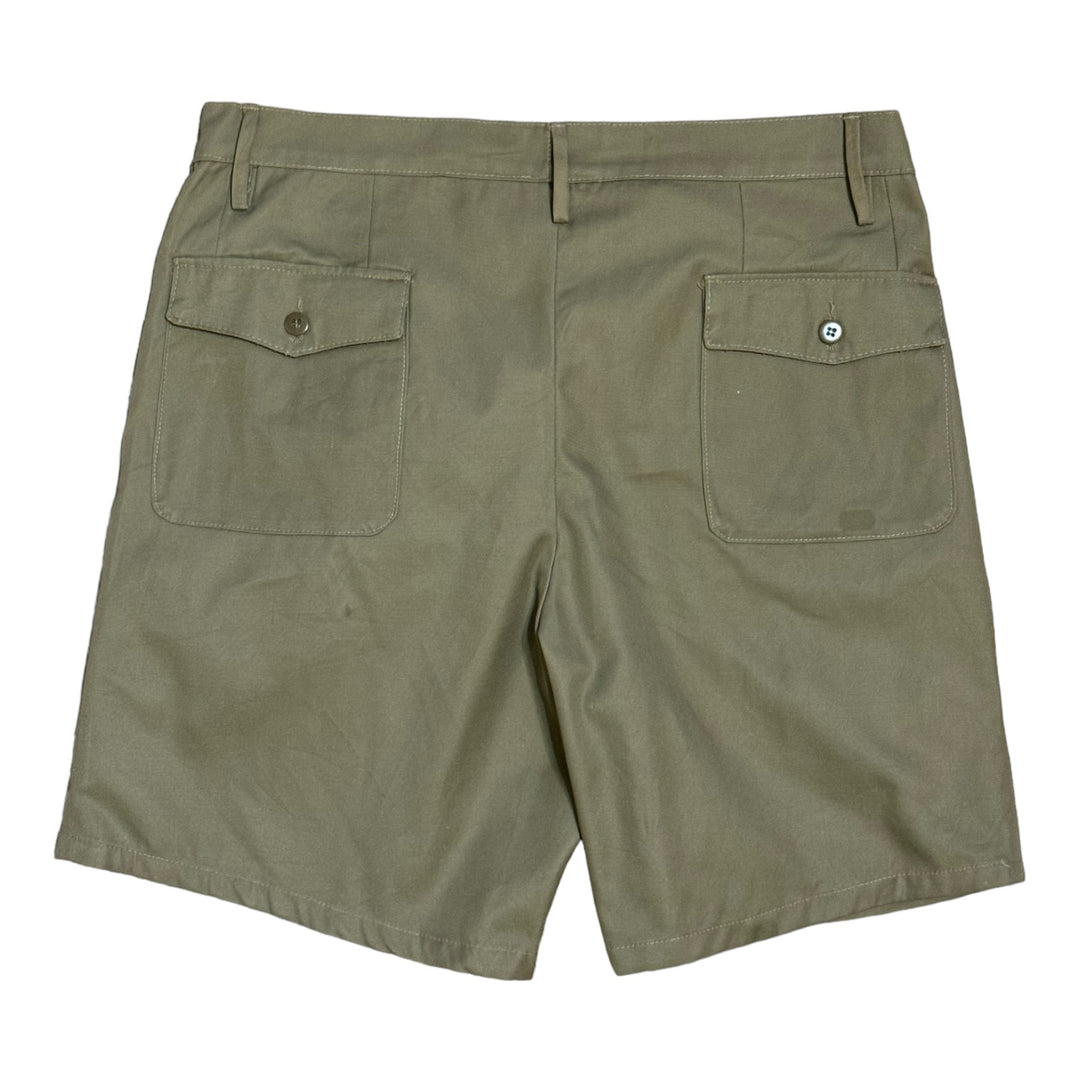 Italian Zipper Fly Khaki Short