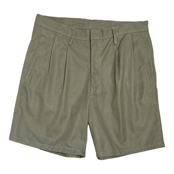 Italian Zipper Fly Khaki Short