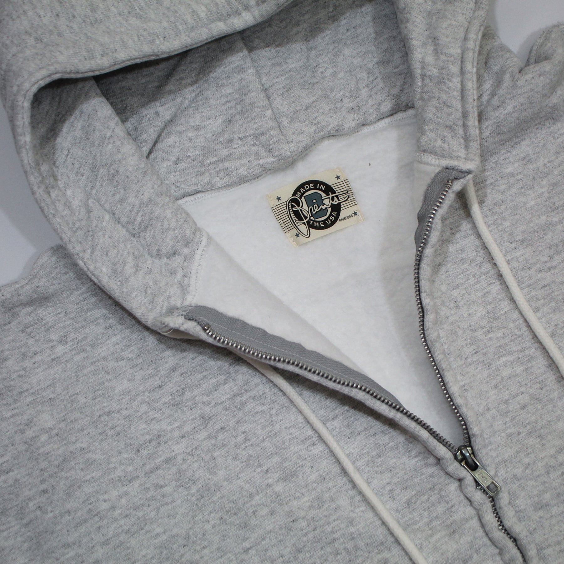 【Bristol】　19SS SEPARATE ZIP UP HOODIE SWH-6 Gray Zip-Up Hoodie | Park Tool
